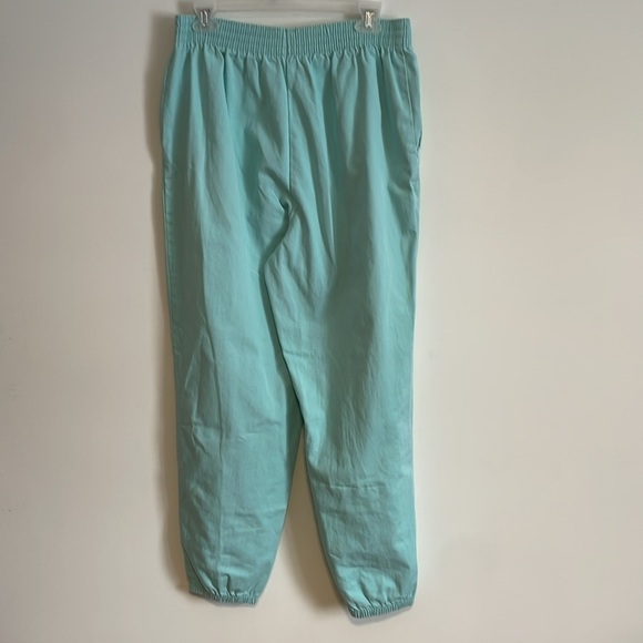 VTG 80s Revival CHIC Pants Med Mint Seafoam Green Jogger Jean - Picture 10 of 13
